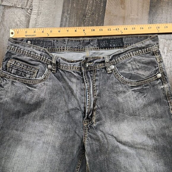 Mens TK Axel size 36x30 Relaxed Straight Mid Rise Jeans - Picture 5 of 11